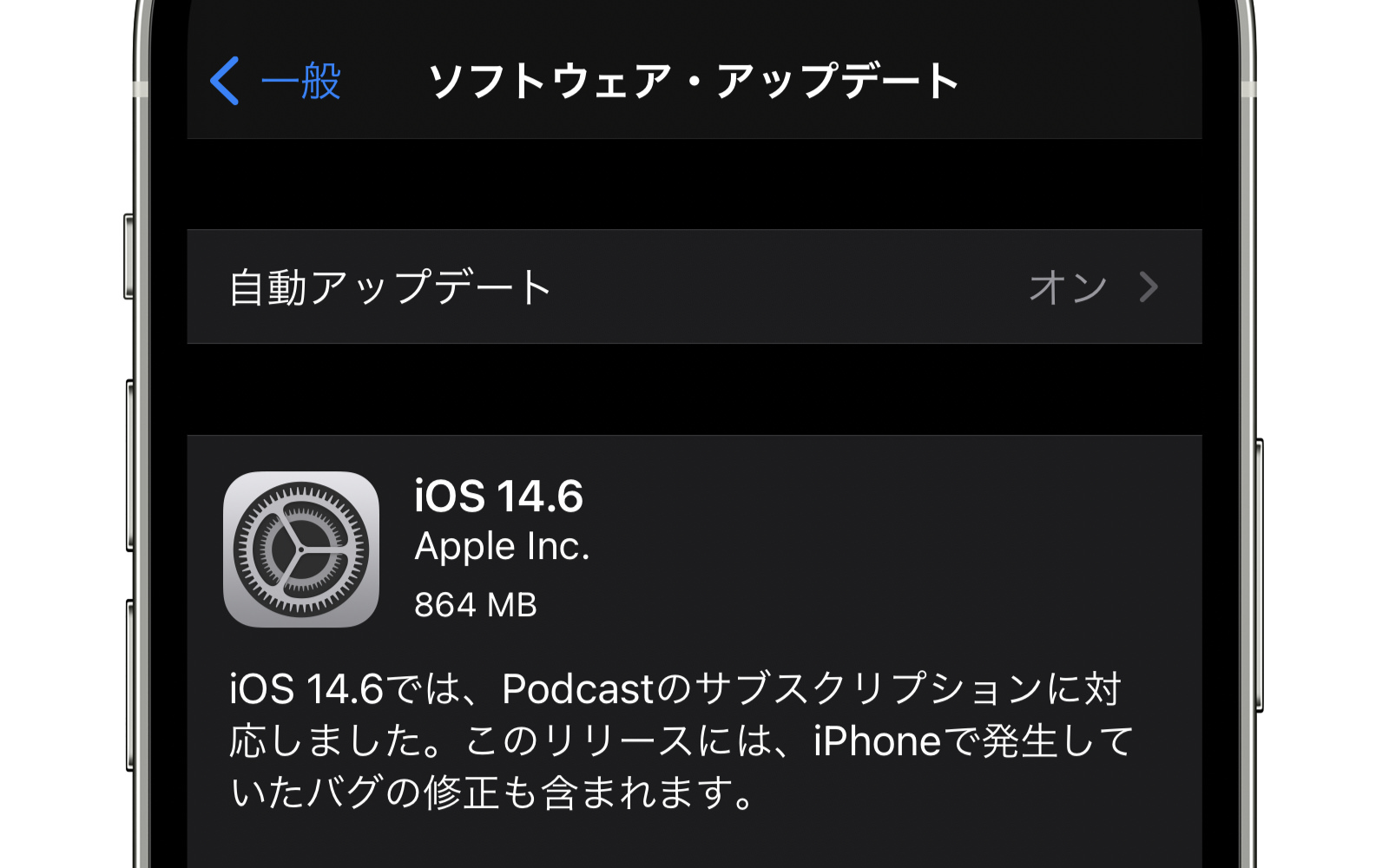 IOS14 6 software update